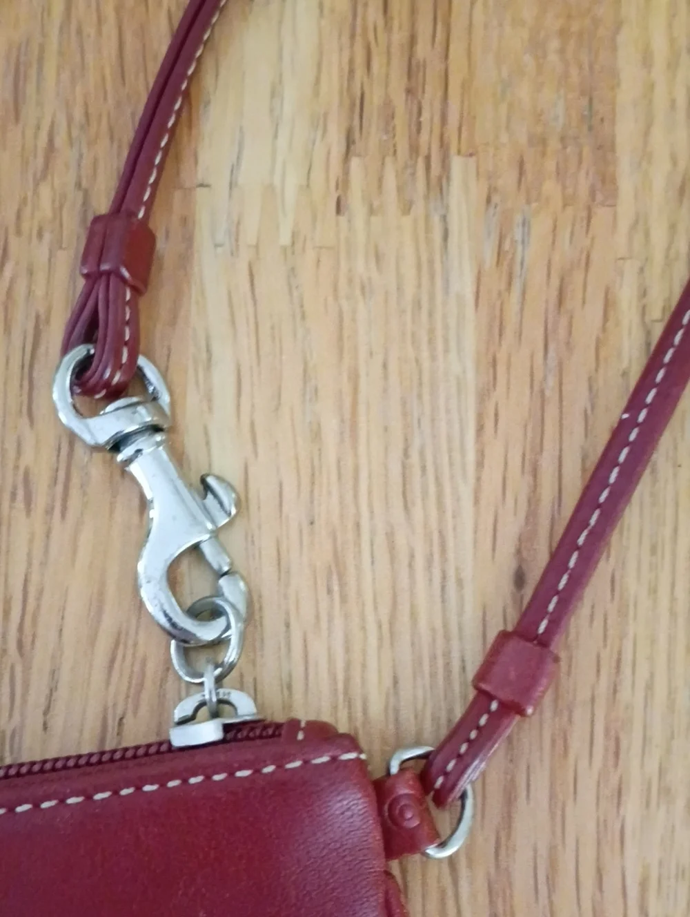Coach Leather Wristlet